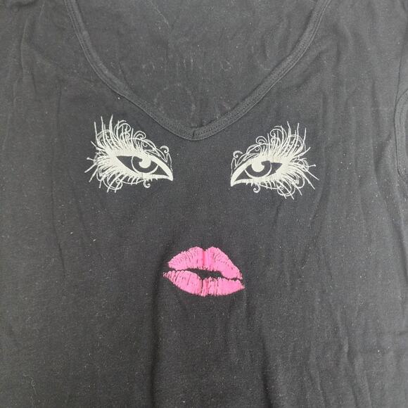 Drag Queen Brunch at CROC'S Virginia Beach Black Dual Sided T-Shirt Women Size S - Picture 2 of 4